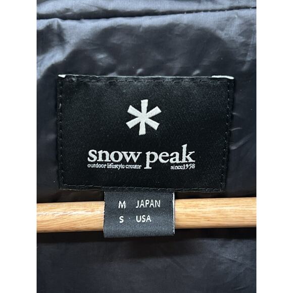 Snow Peak Pullover Down Tan Jacket Size M Japan S USA - Picture 3 of 3
